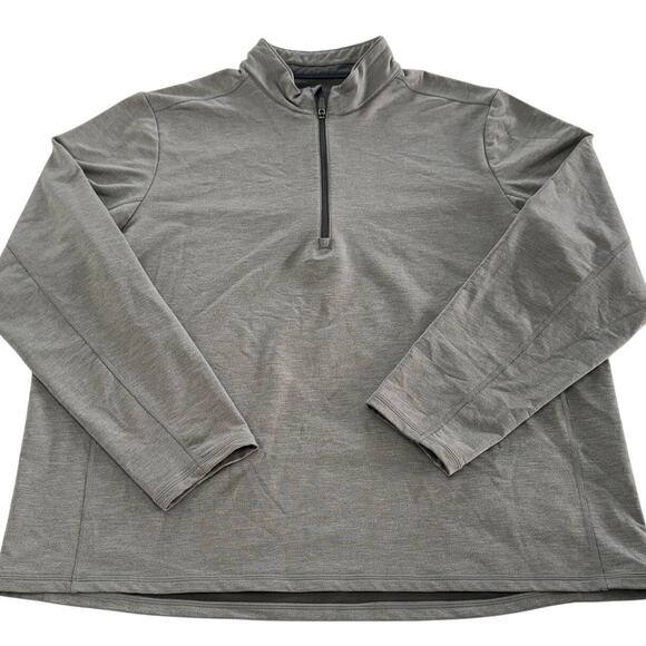 Jim Naantz Vineyard Vines Sweater Mens XX Large Grey Pescadero Quarter Zip Golf - Picture 1 of 7